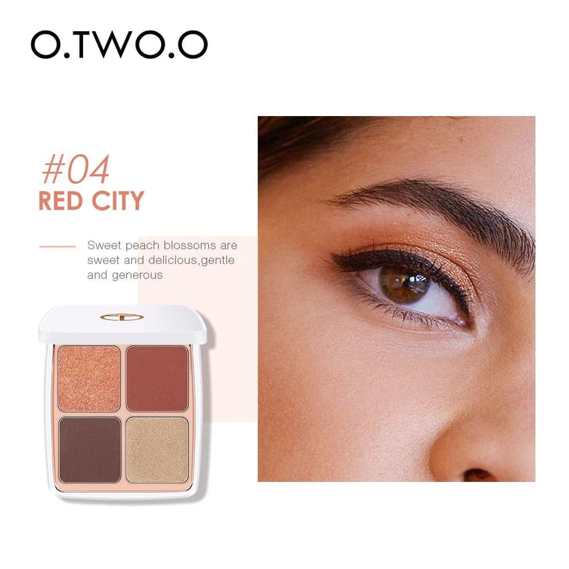 O.TWO.O 4 Colors Morocco Eyeshadow Palette