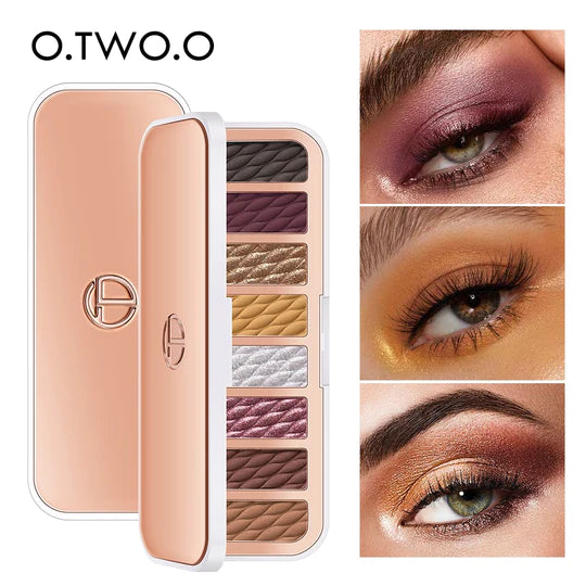 O.TWO.O 8 Colors Luxury Gold Eyeshadow Palette