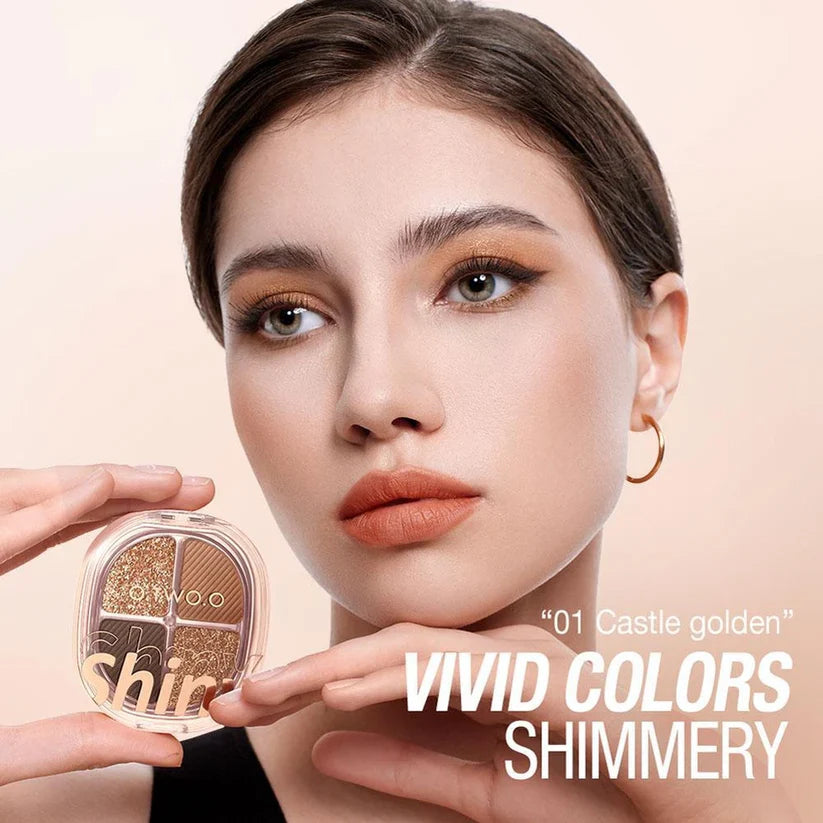 O.TWO.O Luxe Vibes 4 Color Eyeshadow Palette