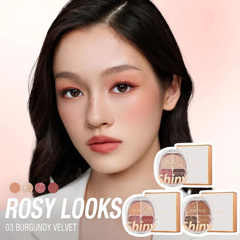 O.TWO.O Luxe Vibes 4 Color Eyeshadow Palette