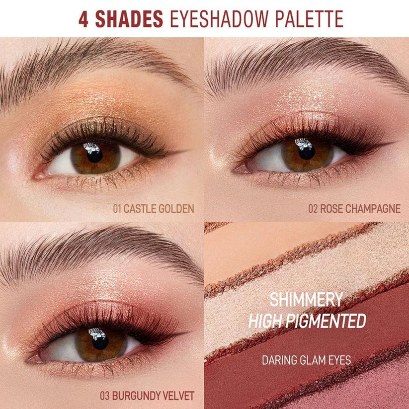 O.TWO.O Luxe Vibes 4 Color Eyeshadow Palette