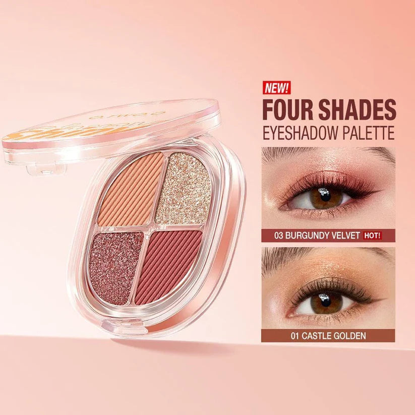 O.TWO.O Luxe Vibes 4 Color Eyeshadow Palette