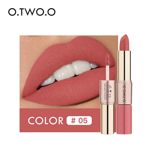 O.TWO.O 2 In 1 Lipstick And Lip Gloss