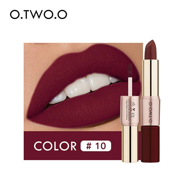 O.TWO.O 2 In 1 Lipstick And Lip Gloss