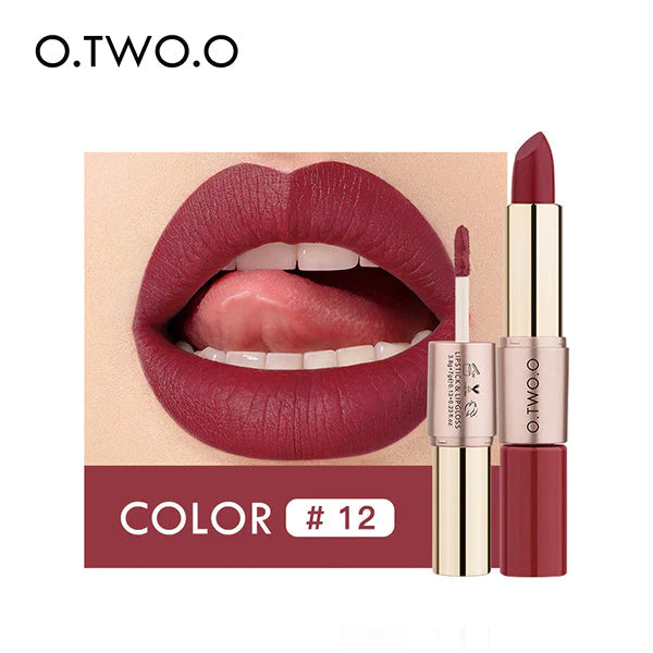 O.TWO.O 2 In 1 Lipstick And Lip Gloss