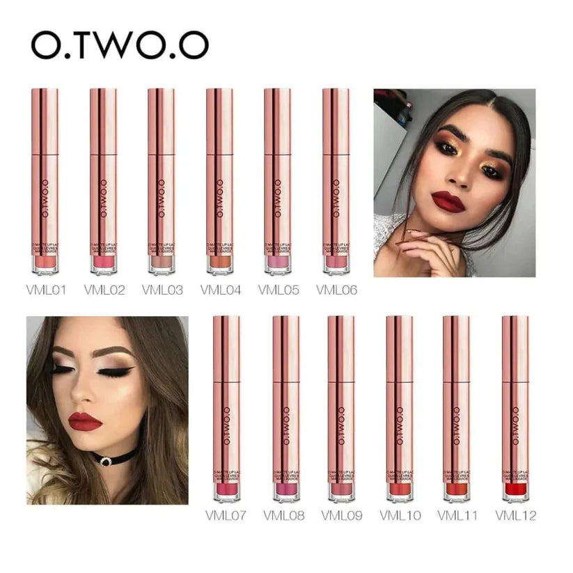 O.TWO.O Lip Gloss 12 Colors