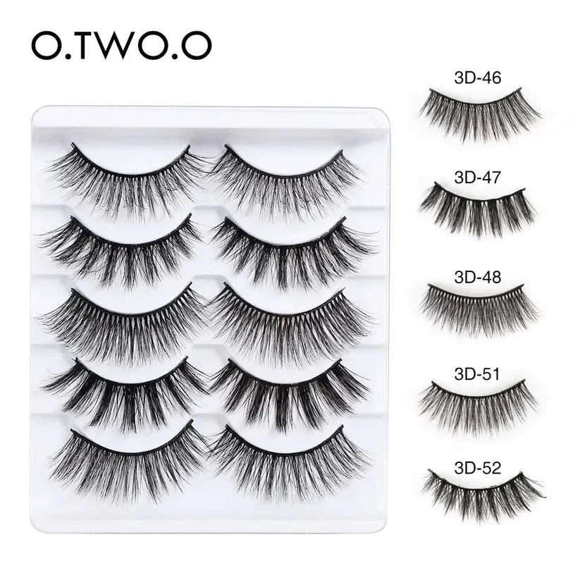 3D Silk Eyelashes 05 Piece Set