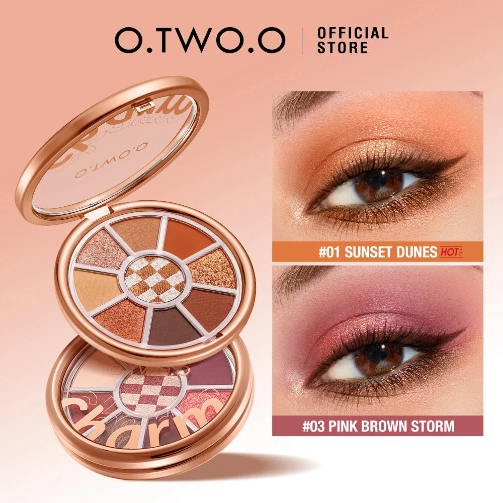 O.TWO.O Charm Love Mark 9 Color Eye Shadow Pallete