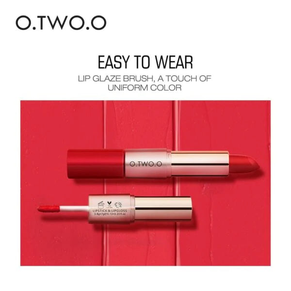 O.TWO.O 2 In 1 Lipstick And Lip Gloss