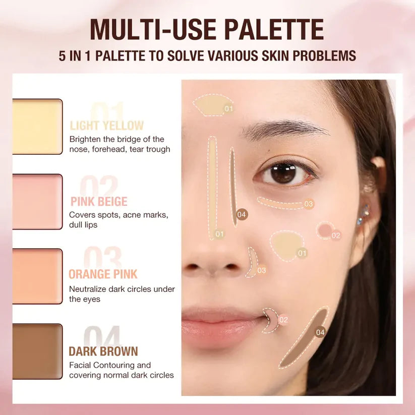 O.TWO.O Concealer Palette 6 IN 1