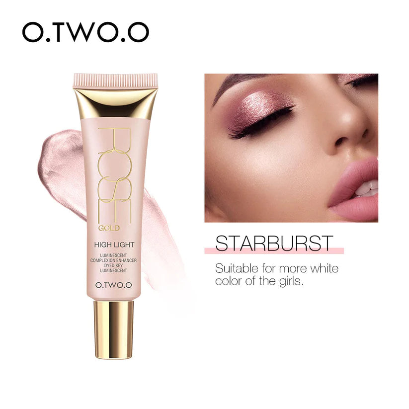 O.TWO.O Rose Gold Liquid Highlighter