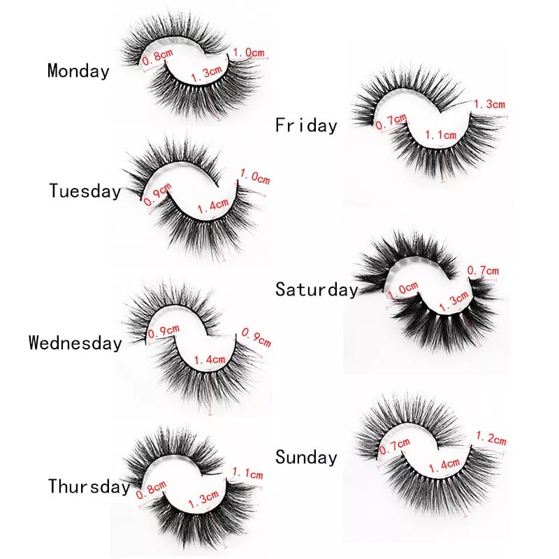 O.TWO.O Sunday Monday Eyelashes Pack