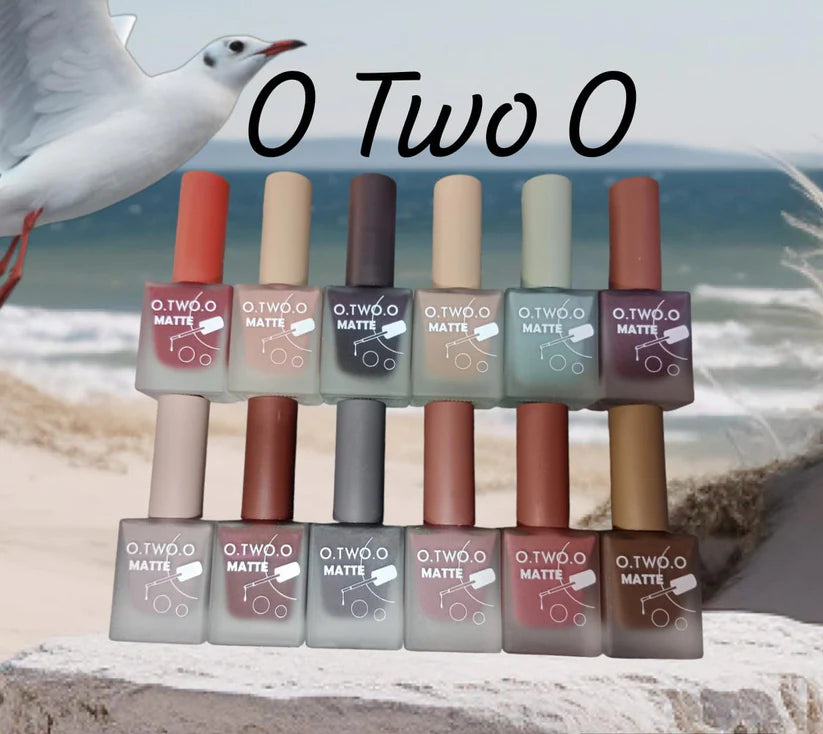 O.TWO.O Matte Nail Polish Pack Of 12 Set