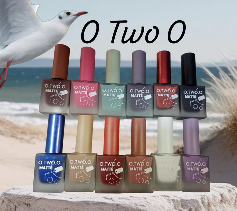 O.TWO.O Matte Nail Polish Pack Of 12 Set