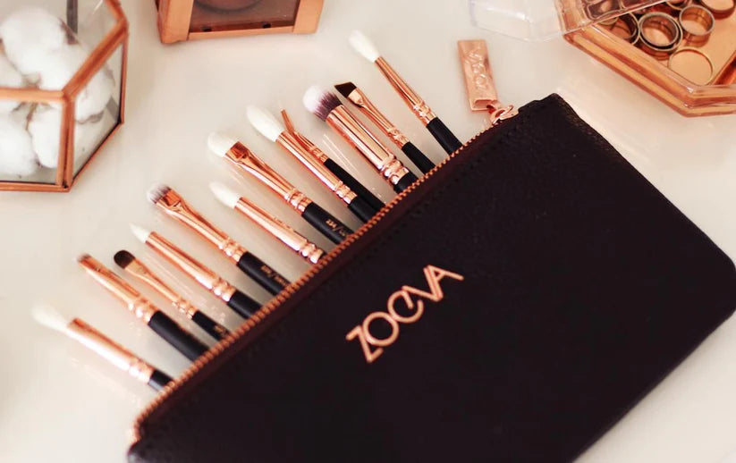 Zoeva 12 Pcs Eye Makeup Brushes Set Brown