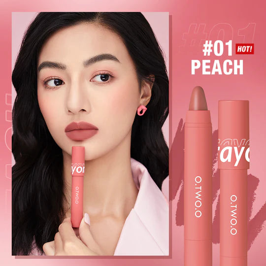 O.TWO.O Velvet Matte Lipstick Pen (Crayon)