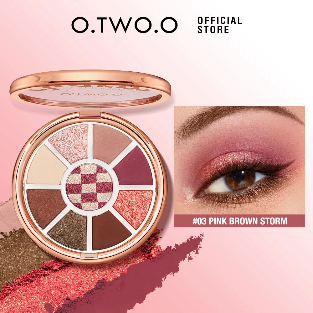 O.TWO.O Charm Love Mark 9 Color Eye Shadow Pallete