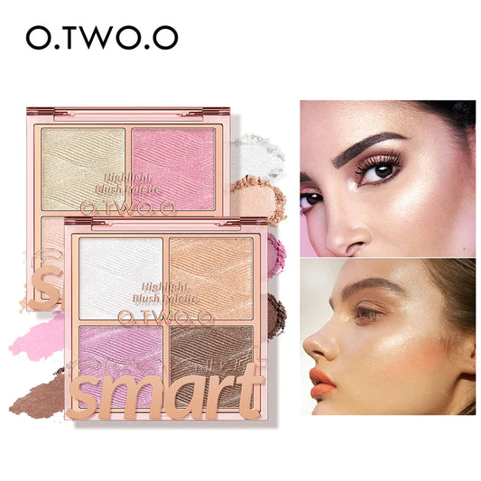 O.TWO.O Highlighter Blush Palette