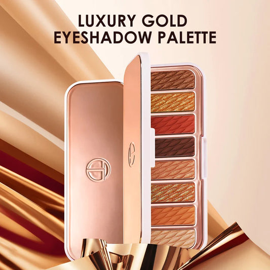 O.TWO.O 8 Colors Luxury Gold Eyeshadow Palette