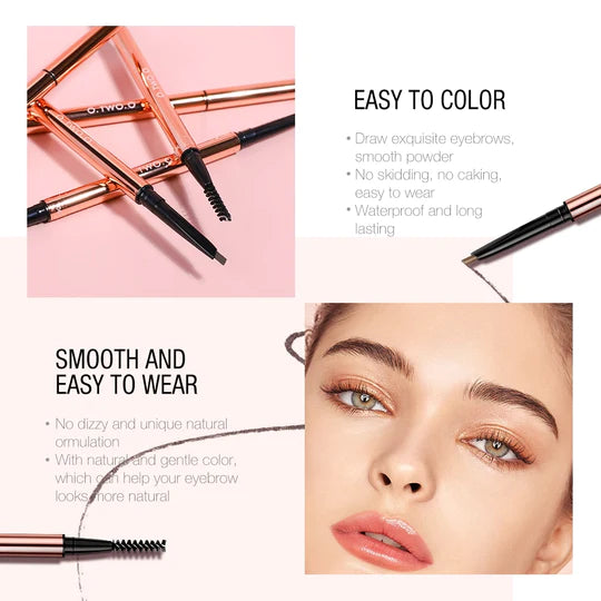 O.TWO.O 2 In 1 Fine Triangle Eyebrow Definer Pencil