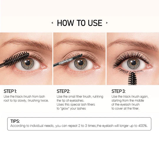 O.TWO.O Eyelash Miracle Mascara Natural Waterproof 2 in 1