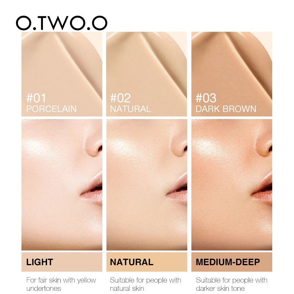 O.TWO.O Dropper Full Cover Liquid Foundation