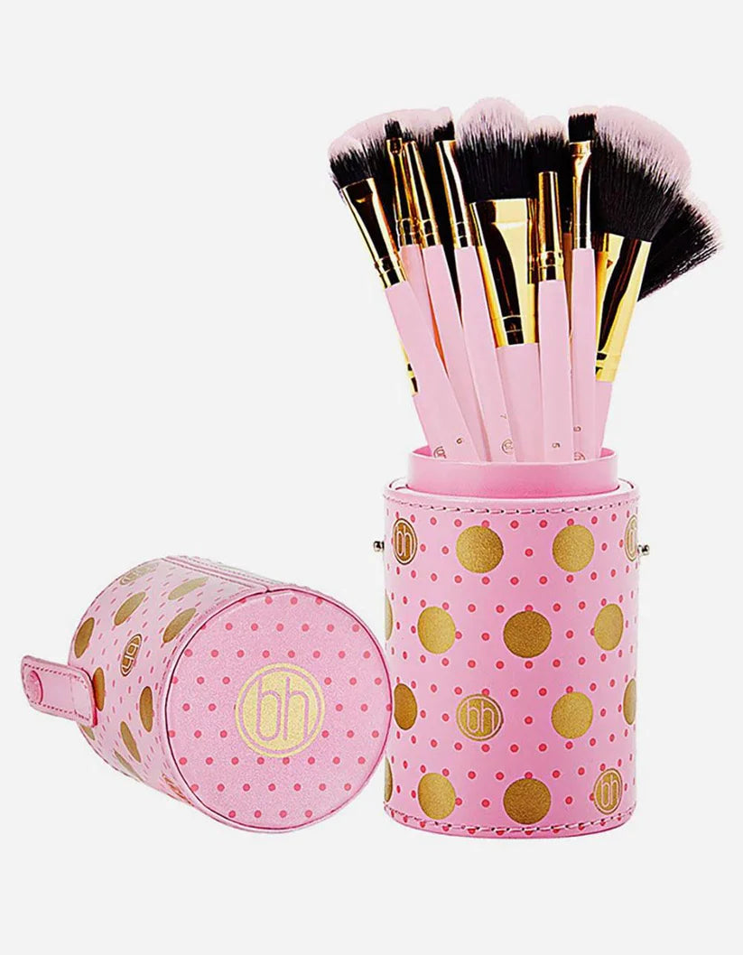 Pink Dot Collection 11 Piece Brush Set