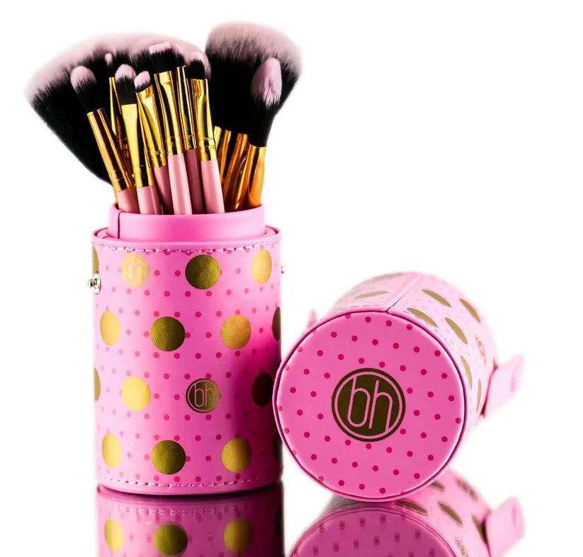 Pink Dot Collection 11 Piece Brush Set